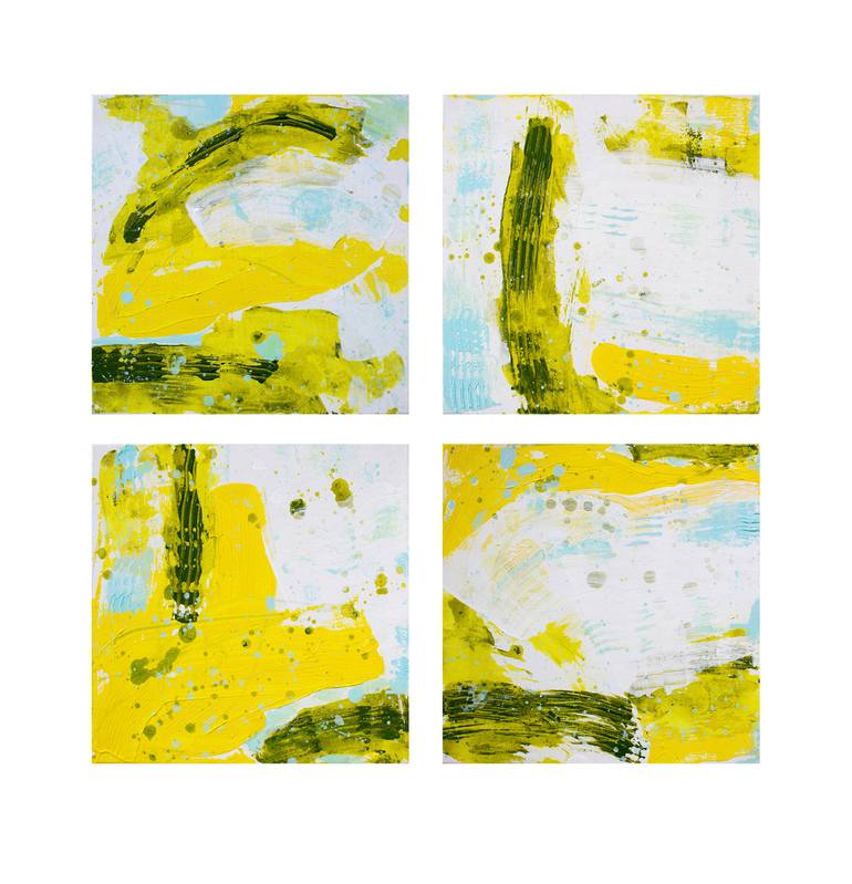 Original Abstract Painting by Elena Yellow