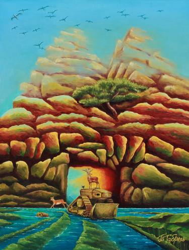 Original Surrealism Nature Paintings by Taras Gabrel