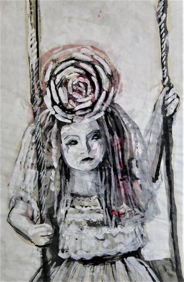 Sad Girl Drawing By Varya Natkina Saatchi Art