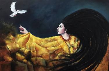 Print of Fantasy Paintings by Marcela Díaz Baeza