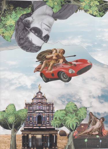 Print of Automobile Collage by Coline Cheramy