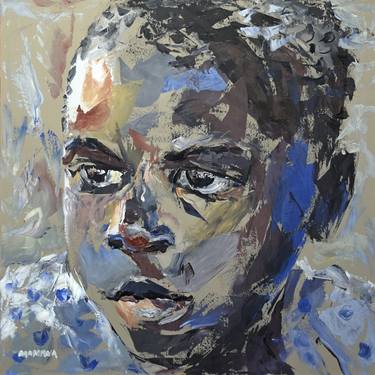 Print of Portrait Paintings by Makiwa Mutomba