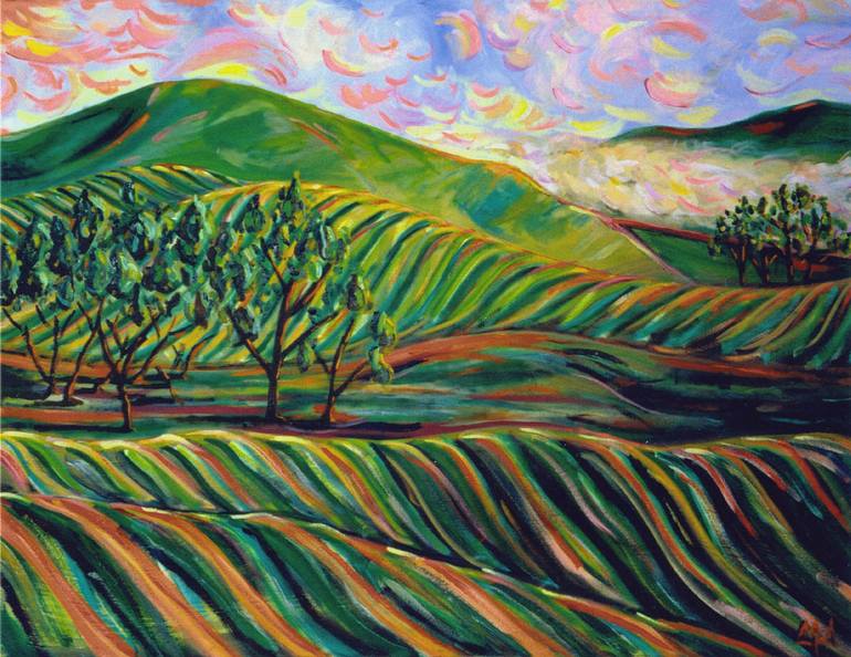 The Field Painting by Colin Silver | Saatchi Art