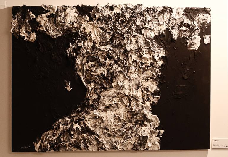 Original Expressionism People Painting by Hyung Seok Choi