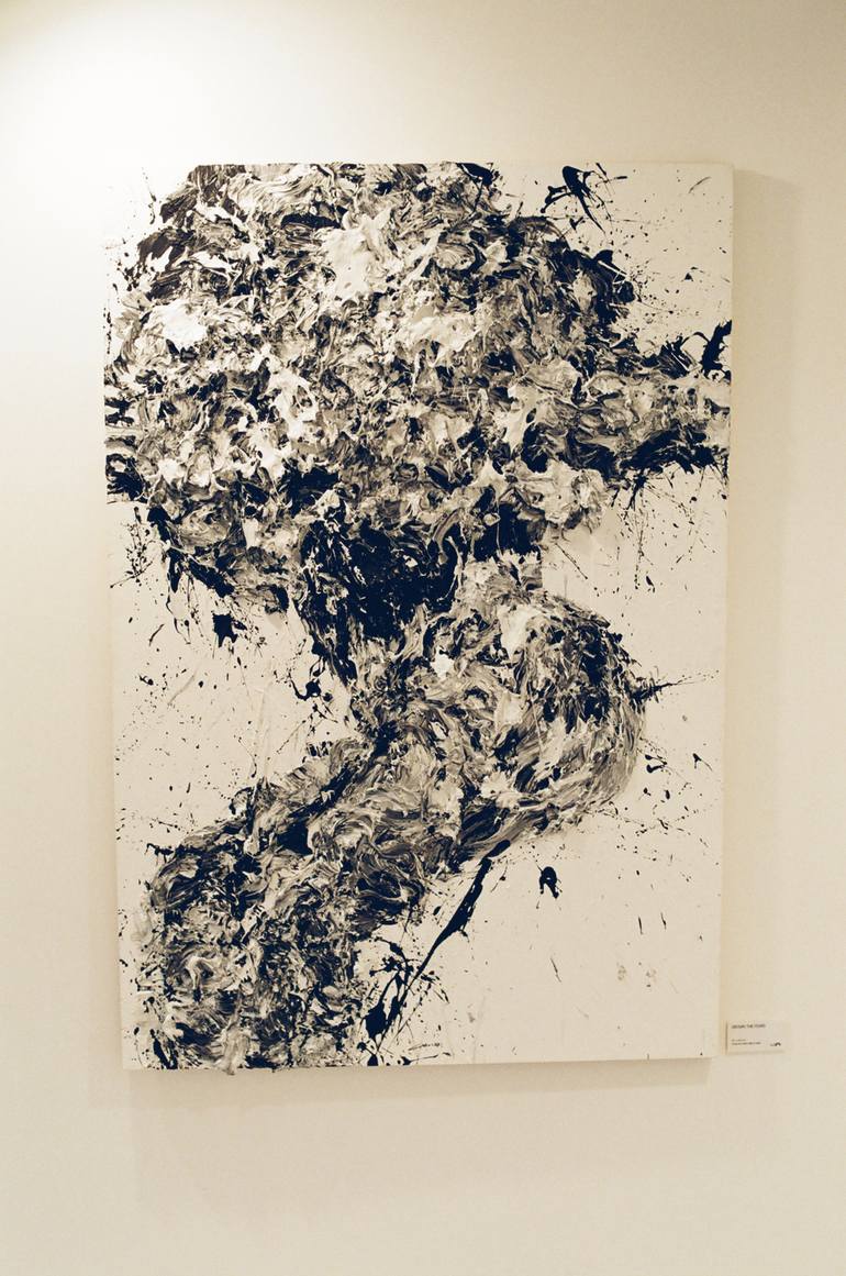 Original Expressionism People Painting by Hyung Seok Choi