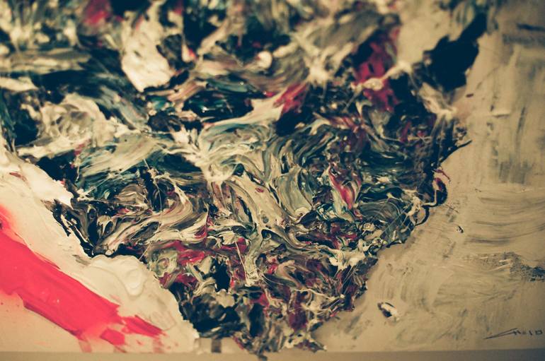 Original Abstract People Painting by Hyung Seok Choi