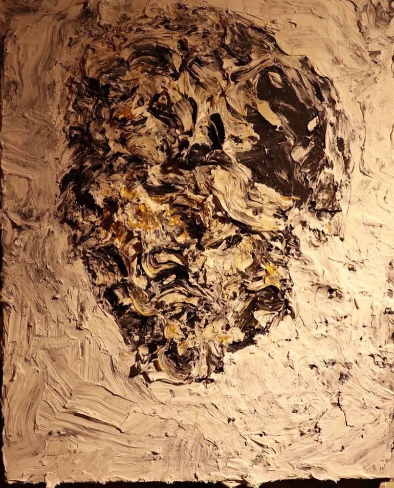 Original Abstract Expressionism Abstract Painting by Hyung Seok Choi