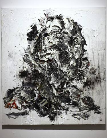 Original Abstract Expressionism Portrait Paintings by Hyung Seok Choi