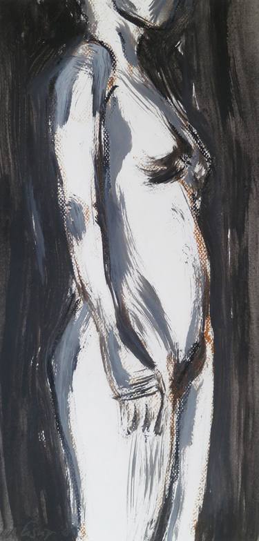 Original Abstract Nude Paintings by Astrid Eisinger