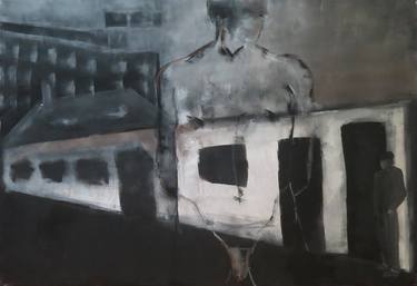 Original Figurative Men Paintings by Astrid Eisinger