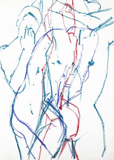 Original Abstract Nude Drawings by Astrid Eisinger