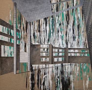 Original Abstract Expressionism Architecture Paintings by Astrid Eisinger