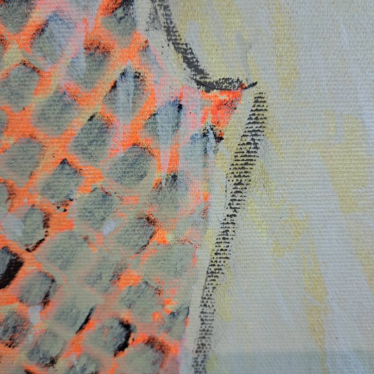 Original Abstract Expressionism People Painting by Astrid Eisinger