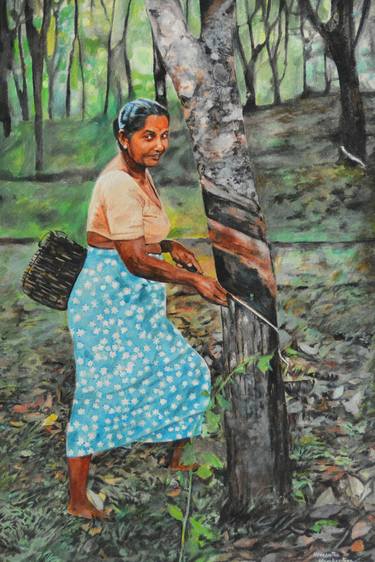 Original Portrait Paintings by Hemantha Warakapitiya