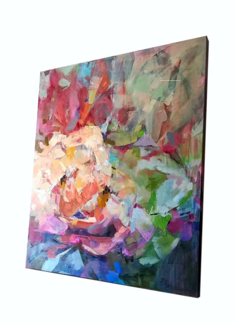 Original Fine Art Floral Painting by Beatriz Vazquez