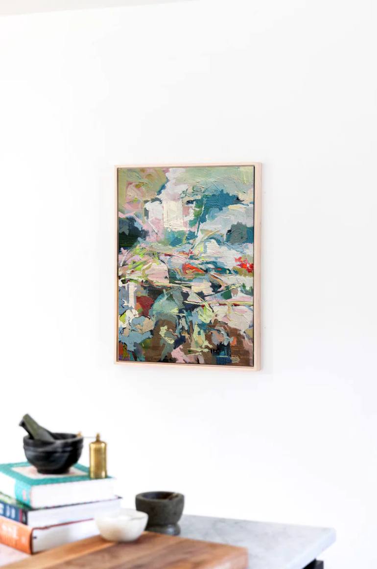 Original Abstract Landscape Painting by Beatriz Vazquez