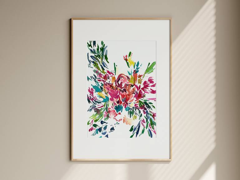 Original Contemporary Abstract Painting by Beatriz Vazquez