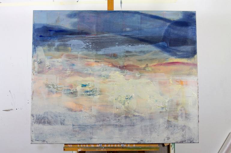 Original Abstract Seascape Painting by Beatriz Vazquez