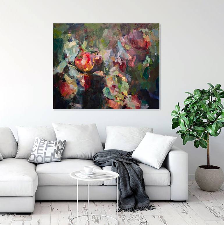 Original Abstract Landscape Painting by Beatriz Vazquez