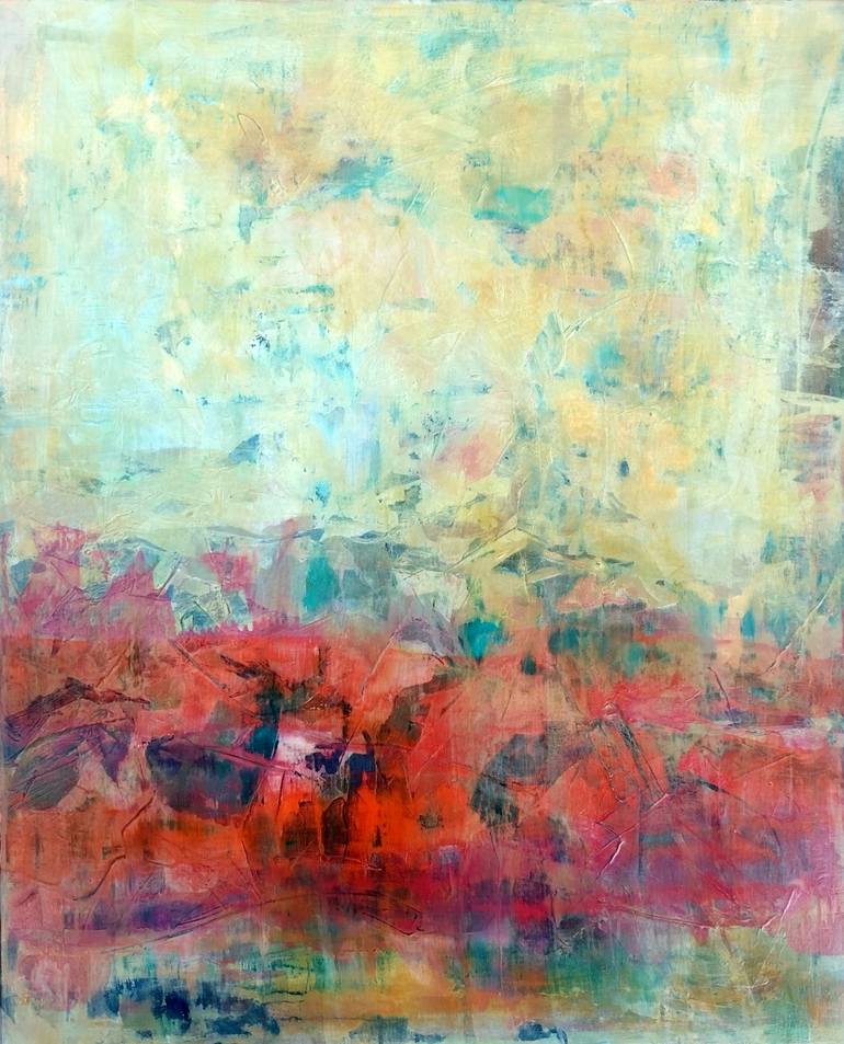 Original Expressionism Abstract Painting by Beatriz Vazquez