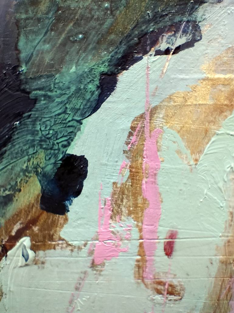 Original Abstract Floral Painting by Beatriz Vazquez