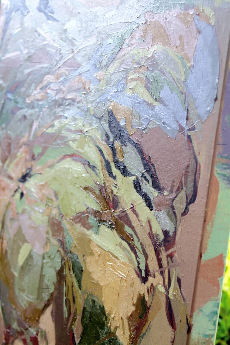 Original Abstract Expressionism Abstract Painting by Beatriz Vazquez