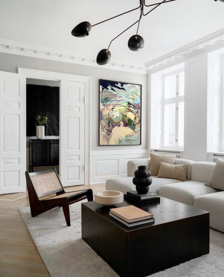 Original Abstract Expressionism Abstract Painting by Beatriz Vazquez