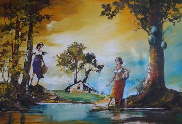 Original Landscape Paintings by Aryawansa Perera