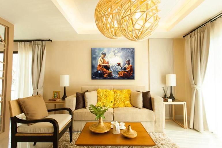 Original Art Deco Pop Culture/Celebrity Painting by Aryawansa Perera