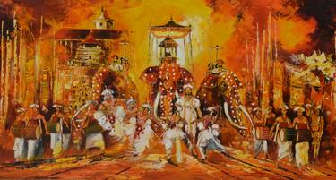 Original Culture Paintings by Aryawansa Perera