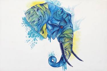 Print of Animal Paintings by Aryawansa Perera