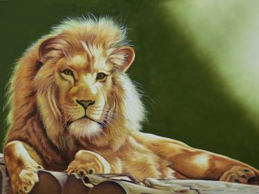 Original Art Deco Animal Paintings by Aryawansa Perera