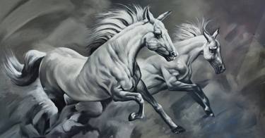 Original Horse Paintings by Aryawansa Perera