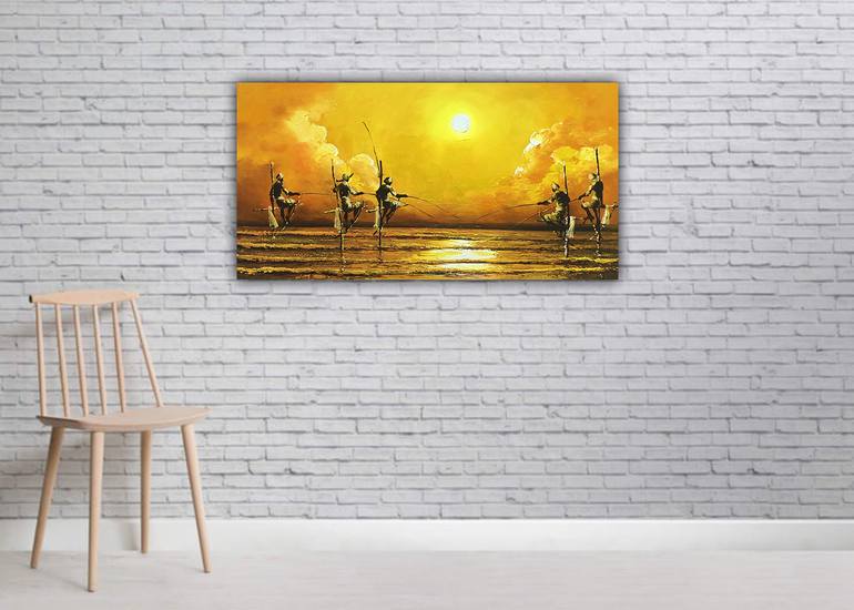 Original Folk Pop Culture/Celebrity Painting by Aryawansa Perera