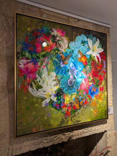 Original Contemporary Floral Mixed Media by Bethany Perry