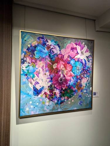 Original Contemporary Floral Mixed Media by Bethany Perry