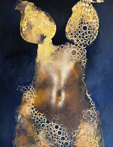 Original Art Deco Body Mixed Media by Bethany Perry