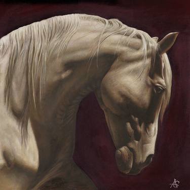 White horse thumb