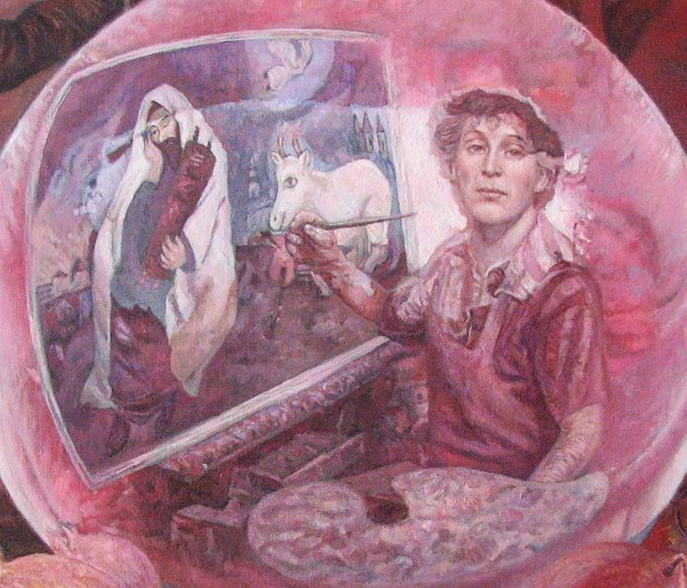 Original Figurative Fantasy Painting by Andrey Maysky