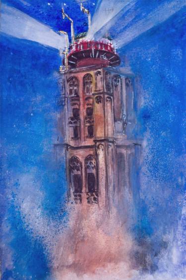 Print of Impressionism Architecture Paintings by Natalia Staroseltceva
