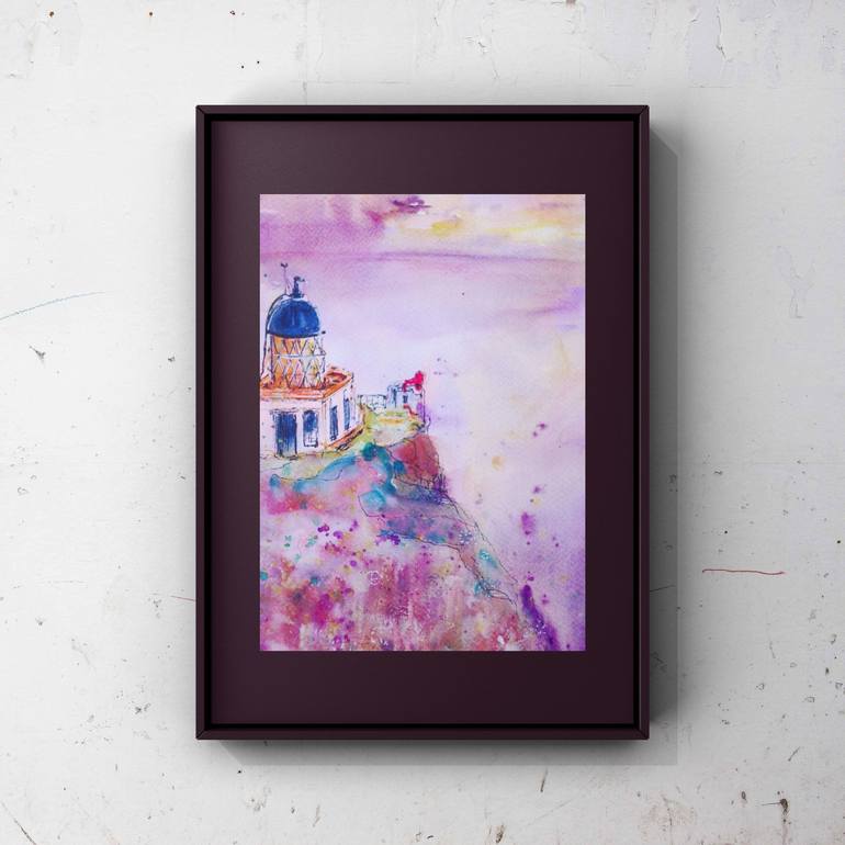 Original Impressionism Architecture Painting by Natalia Staroseltceva