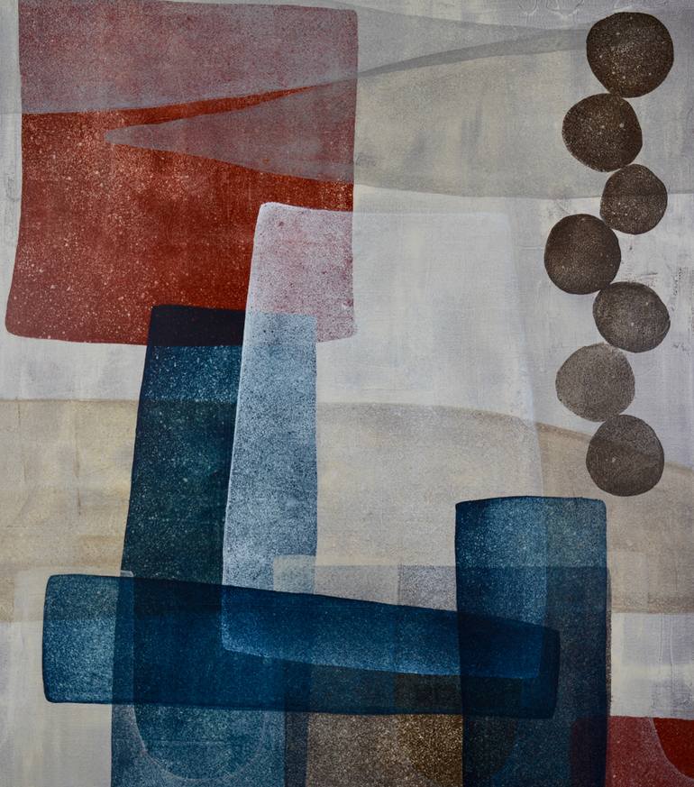 Original Modernism Abstract Painting by Naomi Balint