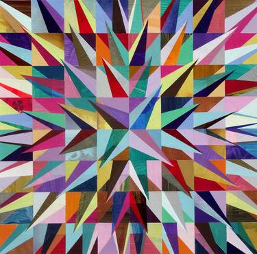 Original Pop Art Geometric Printmaking by Glaucio Caldeira