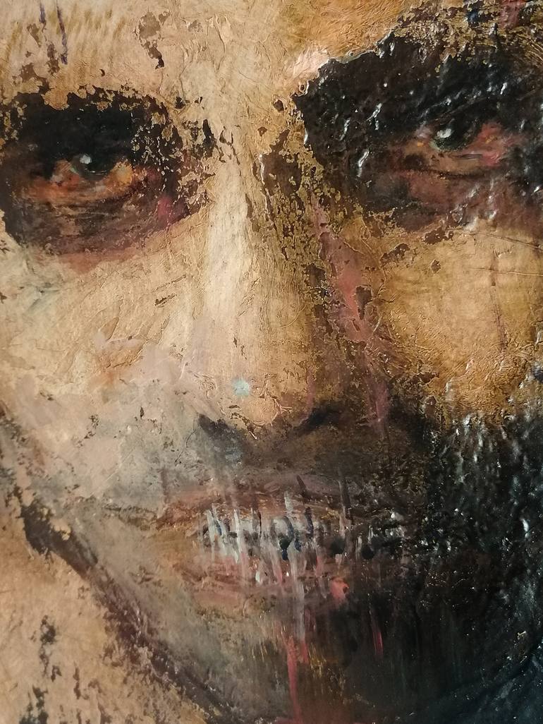 Original Expressionism Portrait Painting by Rai Escalé