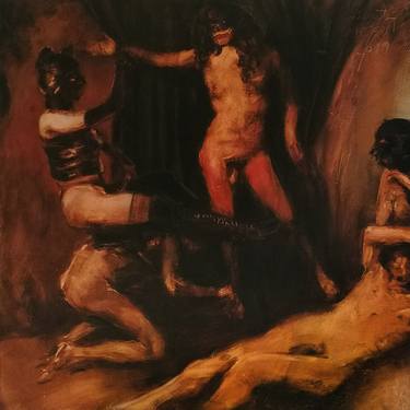 Original Classical mythology Paintings by Rai Escalé