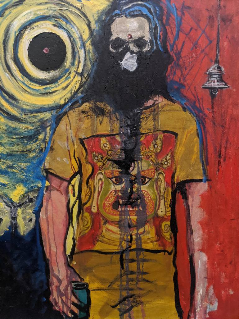 Original Expressionism Other Painting by Binod Bk