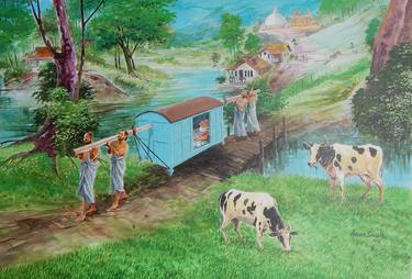 Original Landscape Paintings by Anura Srinath