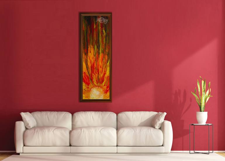 Original Abstract Expressionism Abstract Painting by Sandaruwan Perera