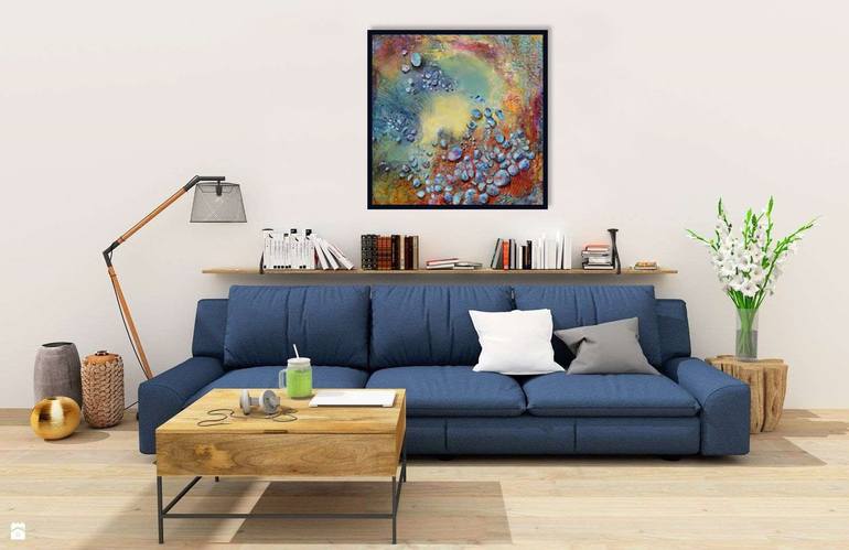 Original Abstract Expressionism Abstract Painting by Sandaruwan Perera