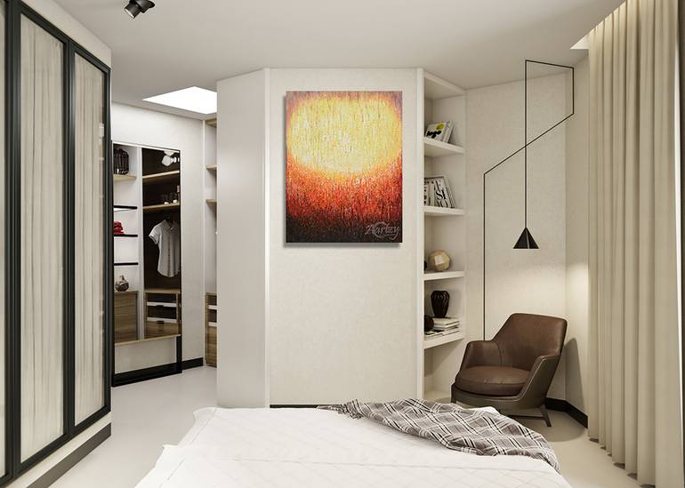 Original Abstract Expressionism Abstract Painting by Sandaruwan Perera